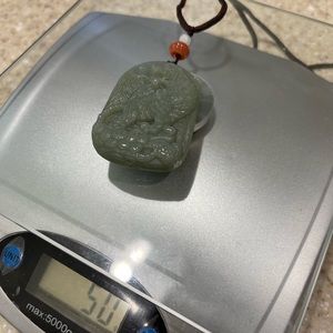 Jade thick tiger necklace